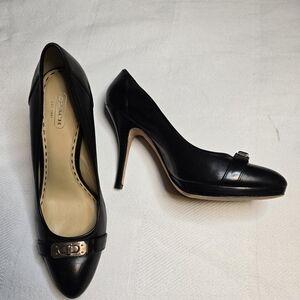 Coach Buckle Heels